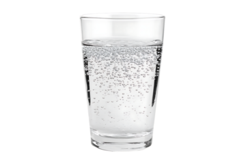 Effervescent Tablet Dissolving in Tall Glass of Water