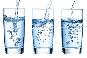 Pouring Water into Three Glasses: Dynamic Hydration Sequence