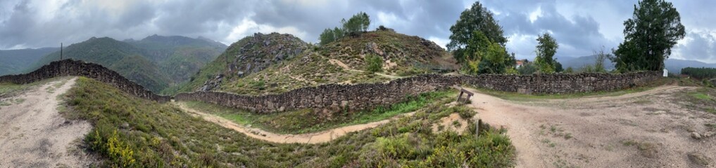 panoramic view of the mountains