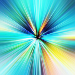 Obraz premium Colorful zoom motion effect. Abstract background. Color lines. Colored texture backdrop and banner. Multi color gradient pattern and textured wallpaper.