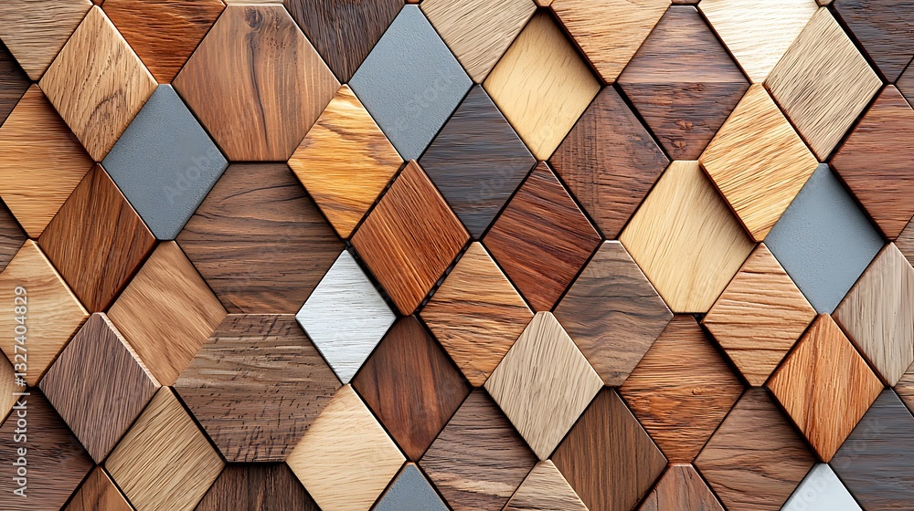 Poster geometric wood pattern texture background