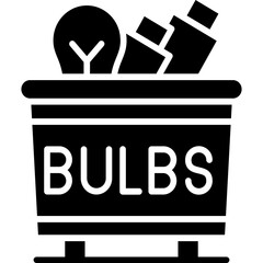 Light Bulb Icon Vector Element