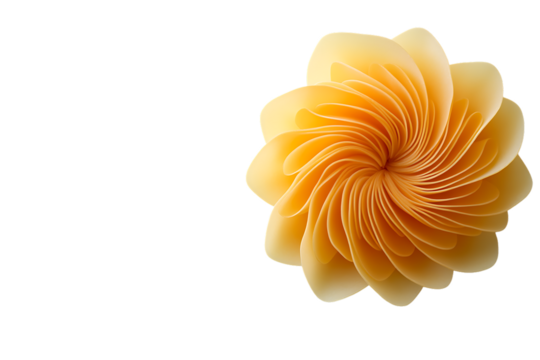 Abstract Spiral Flower Design