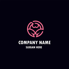 Graphic Flower and Leaves Icons