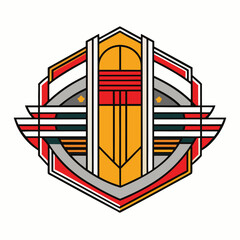 Naklejka premium head of the american flag