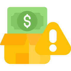 Economic Crisis Icon Vector Element