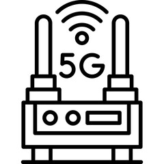 Modem Icon Vector Element