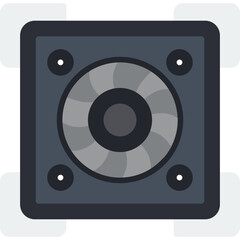 Fototapeta premium Fan Icon Vector Element