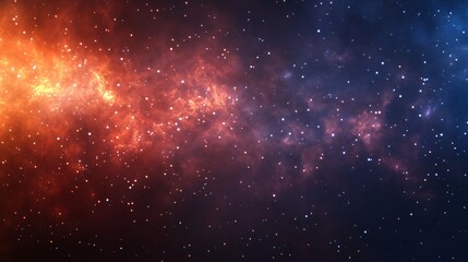 Obraz premium Vibrant cosmic colors, dynamic blend of red and blue hues, abstract universe theme, perfect for digital design projects.