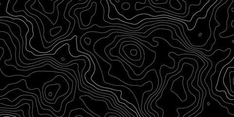 Fototapeta premium Abstract topographic contour line map,topographic lines wave backdrop topology contour background..geographic mountain line map,