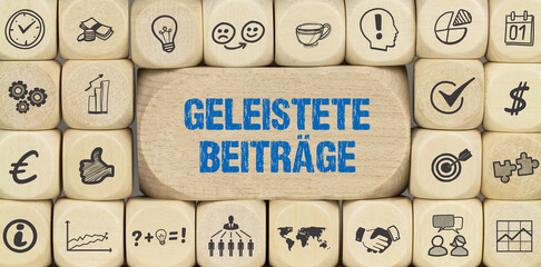 geleistete Beiträge	
