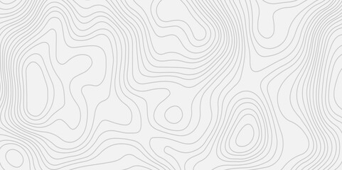 Fototapeta premium Line topography map contour background, geographic grid. Abstract.Seamless pattern abstract Pattern with Topographic map and maunt map with river and sea background. 