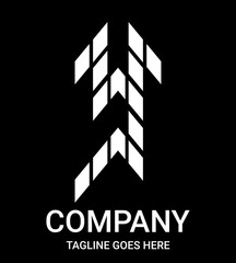 Lowercase alphabet 'y' arrow style. Suitable for t-shirts, gamers, motocross, basketball, baseball, rugby, motorsport, sports cars, bicycles, construction, etc. Minimalist, aesthetic, pro logo shape.