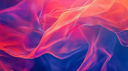 Obraz premium Abstract background with flowing gradients of red, pink, orange, and blue