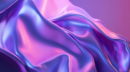 Fototapeta premium Captivating Abstract Render: Harmonious Fusion of Amethyst and Rose Hues