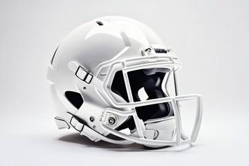Fototapeta premium american football helmets, white clay, clean, modern design, whhite background