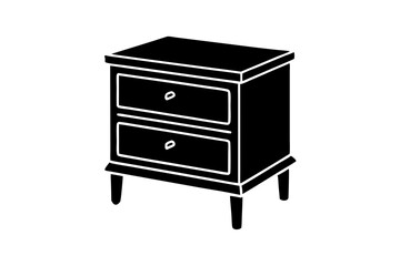 Nightstand vector icon