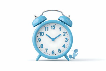 Light blue alarm clock