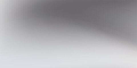 Modern chrome gradient surface with light gloss. Vector aluminum grey sheet with reflection modern simple art abstract