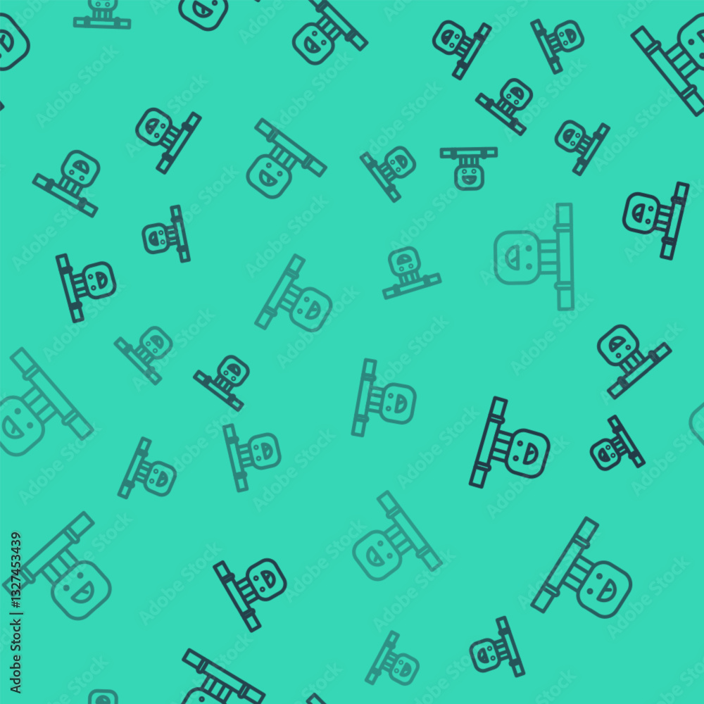 Poster set smart sensor system icon isolated on black and white background. internet of things concept with