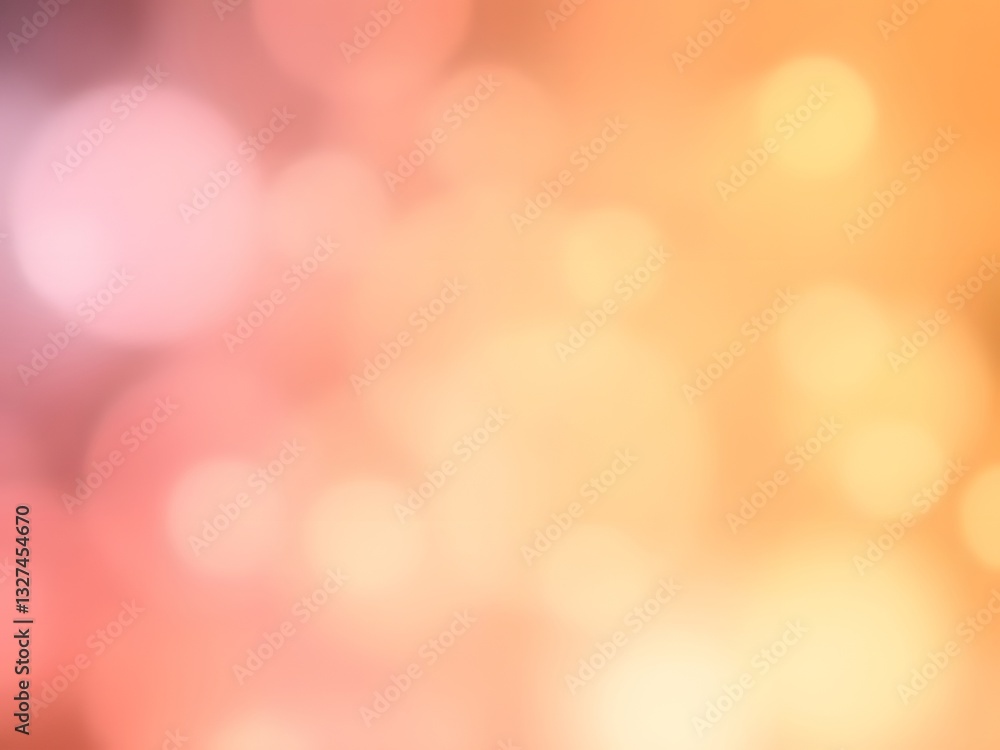 Aufkleber abstract blurred background with bokeh effect, soft light, and gradient colors for design.