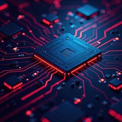 Abstract circuit board silhouettes, tech vector icons , electronics, illustration, element