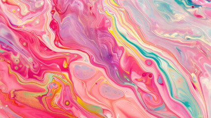 Obraz premium iridescent abstract colorful fluid background