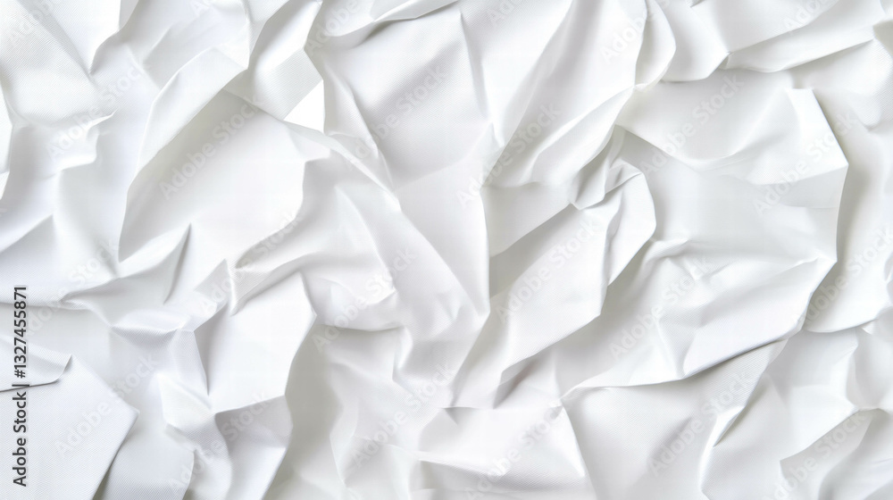 Poster textured overlay of crumpled tracing paper for creative design projects
