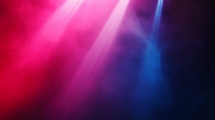 Fototapeta premium Abstract Light Beams with Dynamic Pink and Blue Hues for Modern Backgrounds