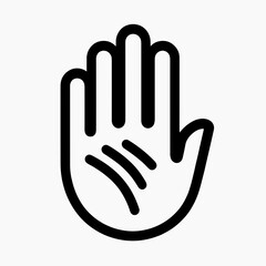 Obraz premium Gesturing hand signaling stop, communication and awareness