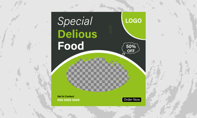 Food social media post For Business