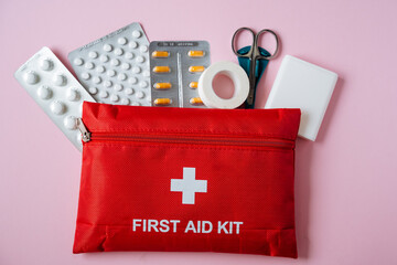 An Essential First Aid Kit for both Home and Travel Comprehensive Medical Supplies designed specifically for immediate response to Emergencies and unexpected situations