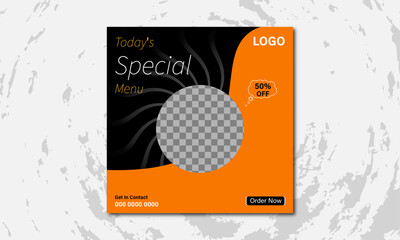 Food social media post For Business