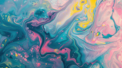 iridescent abstract colorful fluid background