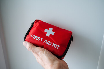 This is a Compact Red First Aid Kit that is specifically designed for Emergency and Outdoor Use,...