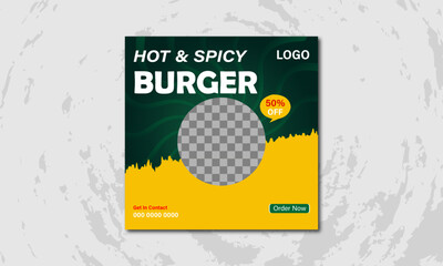 Food social media post For Business