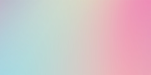 Modern pastel rainbow. Light blue  pink and yellow color vector banner. Pastel gradient sky pattern simple modern abstract