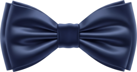 Blue Neck Bow Tie Clothing, Isolated Transparent PNG