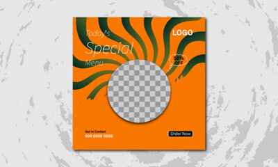 Food social media post For Business