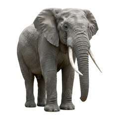 Fototapeta premium African Elephant on high quality transparent background png