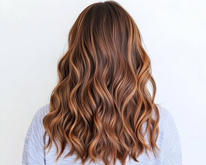 Fototapeta premium Healthy, wavy auburn hair