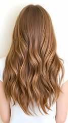 Fototapeta premium Healthy, wavy, light brown hair