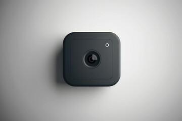Compact Security Camera with Modern Design and HighResolution Lens for Home Surveillance and S
