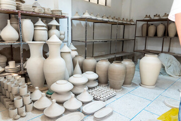 pottery being made in Morocco