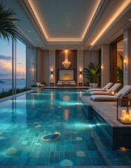 Unparalleled Luxury &ndash; Stunning 5-Star Hotel Illustrations for Exclusive Travel & Hospitality