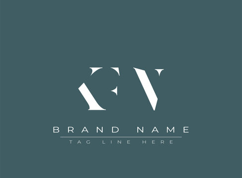 KFN abstract letter logo design. This logo is designed by three abstract letters.