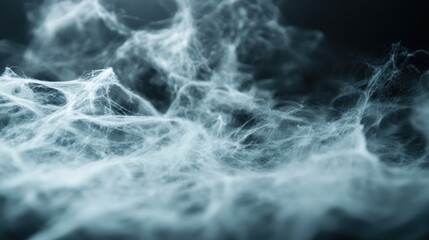 This image captures delicate strands of mist, giving it an ethereal quality that evokes feelings of tranquility and wonder, blending nature and abstraction brilliantly.