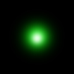 abstract background with green lights