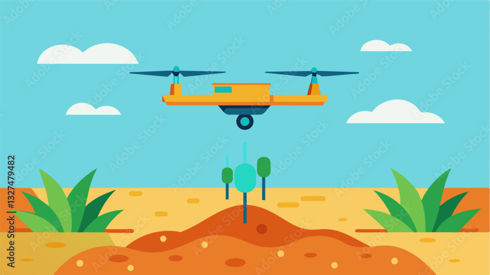 Poster the drone can also detect and map soil compaction allowing farmers to make adjustments to their till
