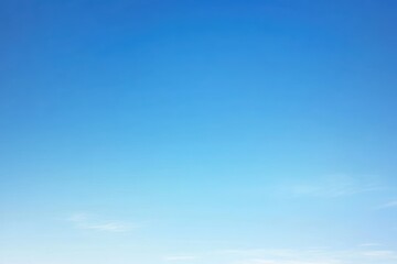 Fototapeta premium 透き通る青空が広がる静かな午前中の風景